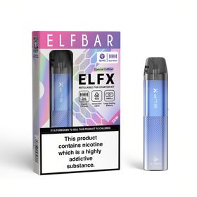 ELFBAR ELFX Refillable Dual Mesh Pod Starter Kit Special Edtion 1×2 (0.6Ω/ 0.8Ω) (UK) 1PC