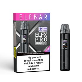 ELFBAR ELFX PRO Classic Edition Refillable Dual Mesh Pod Kit 1×2 (0.6Ω/ 0.8Ω) (UK) 1PC