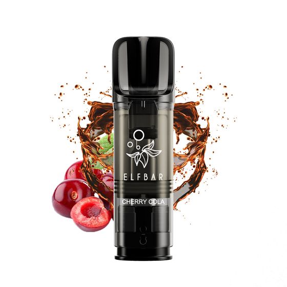 [New] ELFBAR ELFA PRO 2ML Prefilled Pod 2pcs Flavor: Cherry Cola | Strength: 2% Nic TPD ENG wholesale