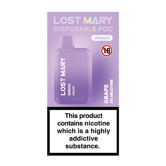 UK wholesale [NEW] LOST MARY Box BM600 Disposable Pod Device