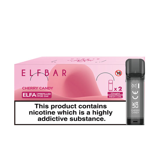 [New] ELFBAR ELFA 2ML Prefilled Pod 2pcs UK shop