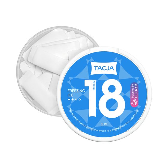 [Silm]TACJA nicotine pouch x 20 (UK) 1Can Flavor: Freezing Ice | Strength: 18mg UK wholesale