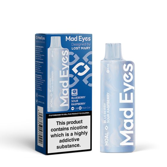 [NEW] Mad Eyes HOAL Disposable Pod Device 20mg Flavor: Blueberry Sour Raspberry | Strength: 2% Nic ENG for wholesale