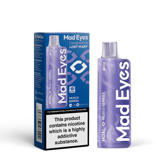 [NEW] Mad Eyes HOAL Disposable Pod Device 20mg Flavor: Mexico Berries | Strength: 2% Nic ENG wholesale price