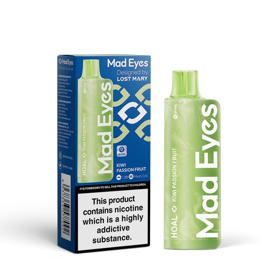[NEW] Mad Eyes HOAL Disposable Pod Device 20mg Flavor: Kiwi Passion Fruit | Strength: 2% Nic ENG wholesale