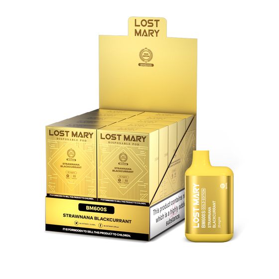 wholesale price [NEW] LOST MARY BM600S Gold Edition Disposable Pod Device