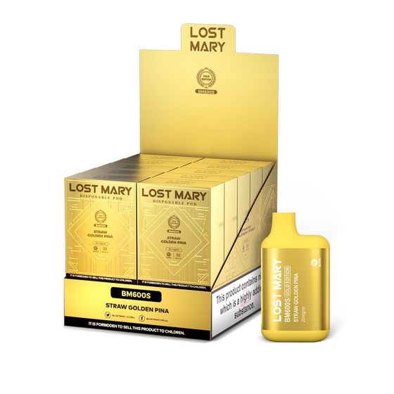 for wholesale [NEW] LOST MARY BM600S Gold Edition Disposable Pod Device