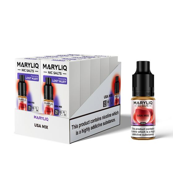 UK supplier MARYLIQ Nic Salts M-Liquids 10ml (UK)
