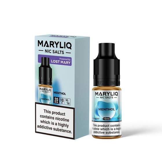 for wholesale MARYLIQ Nic Salts M-Liquids 10ml (UK) Flavor: Menthol | Strength: 2% Nic TPD ENG