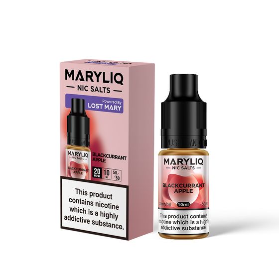 UK shop MARYLIQ Nic Salts M-Liquids 10ml (UK) Flavor: Blackcurrant Apple | Strength: 2% Nic TPD ENG