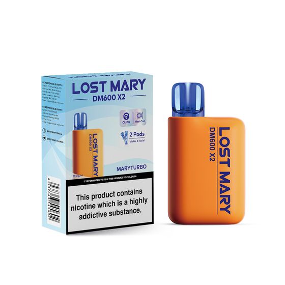 [NEW] LOST MARY DM1200 Disposable Pod Kit Flavor: Maryturbo(Red Bull) | Strength: 2% Nic ENG for wholesale