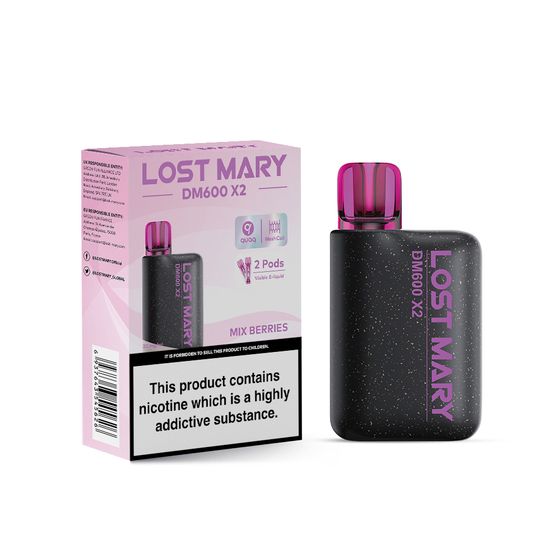 [NEW] LOST MARY DM1200 Disposable Pod Kit Flavor: Mix Berries | Strength: 2% Nic ENG authentic