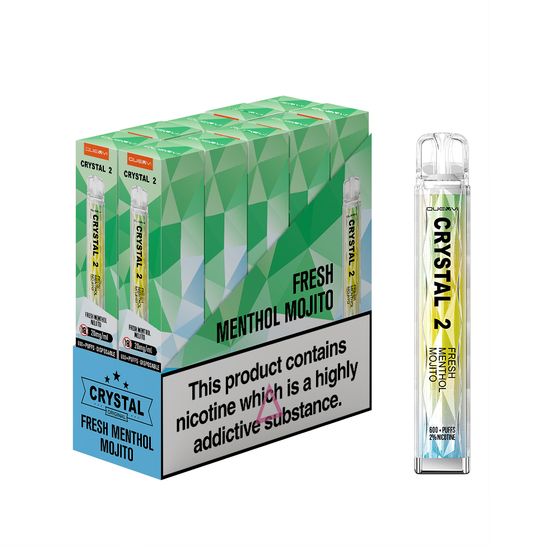 [NEW] QUEVVI Crystal 2 Disposable Pod Kit Strength: 2% Nic TPD ENG | Flavor: Fresh Menthol Mojito wholesale price