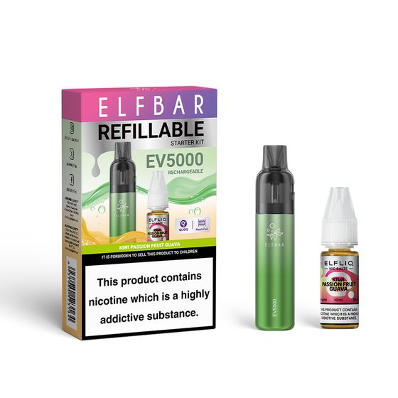 wholesale ELFBAR EV5000 Refillable Starter Kit