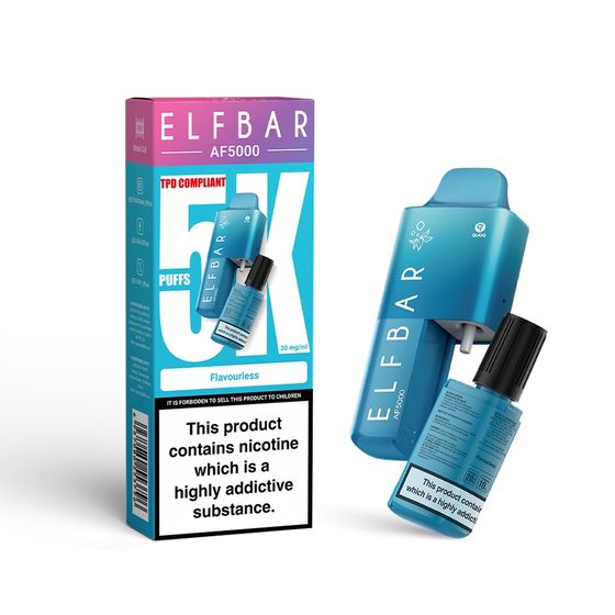 UK shop ELFBAR AF5000 Rechargeable Device Strength: 2% Nic ENG | Flavor: Flavourless
