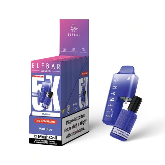 ELFBAR AF5000 Rechargeable Device UK supplier