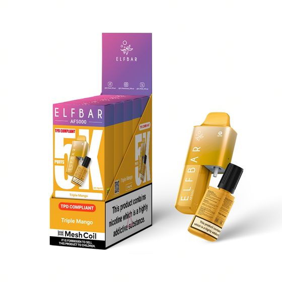 authentic ELFBAR AF5000 Rechargeable Device
