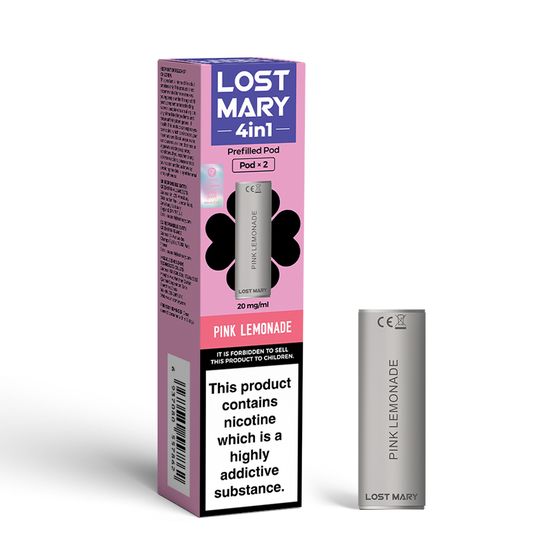 LOST MARY 4in1 Prefilled Pod Strength: 2% Nic ENG | Flavor: Pink Lemonade authentic