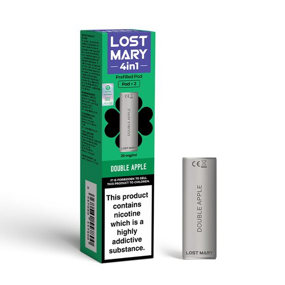 LOST MARY 4in1 Prefilled Pod Strength: 2% Nic ENG | Flavor: Double Apple UK store