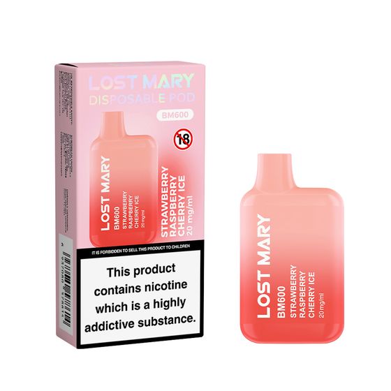 [NEW] LOST MARY Box BM600 Disposable Pod Device Flavor: Lemon Lime | Strength: 2% Nic TPD ENG UK store