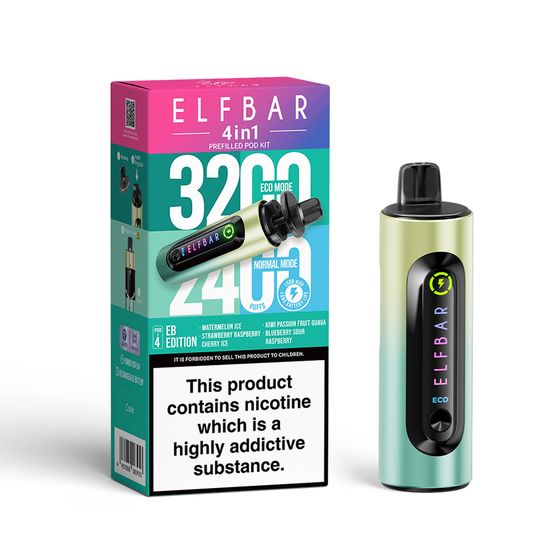 ELFBAR 4in1 Prefilled Pod Kit Flavor: EB Edition | Strength: 2% Nic TPD ENG wholesale