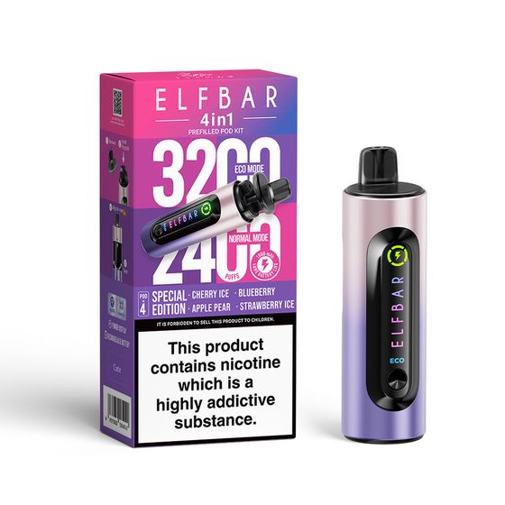 wholesale price ELFBAR 4in1 Prefilled Pod Kit Flavor: Special Edition | Strength: 2% Nic TPD ENG