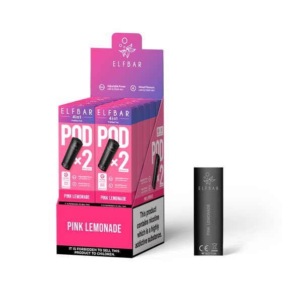 ELFBAR 4in1 Prefilled Pod×2 Strength: 2% Nic TPD ENG | Flavor: Pink Lemonade cheap