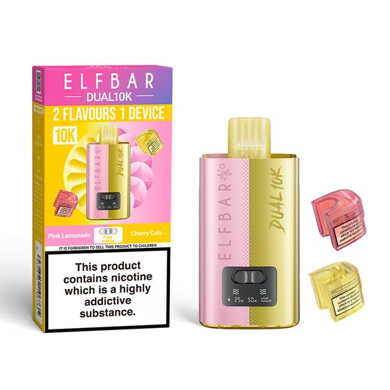 ELFBAR DUAL10K Refillable Pod Kit Strength: 2% Nic ENG | Flavor: Fizzy Edition UK wholesale