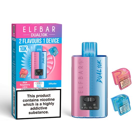 cheap ELFBAR DUAL10K Refillable Pod Kit Strength: 2% Nic ENG | Flavor: Drinks Edition