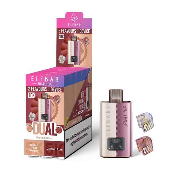 UK store ELFBAR DUAL10K Refillable Pod Kit