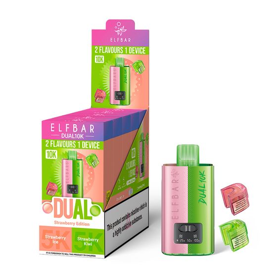 UK wholesale ELFBAR DUAL10K Refillable Pod Kit