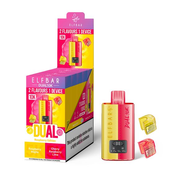 UK wholesale ELFBAR DUAL10K Refillable Pod Kit