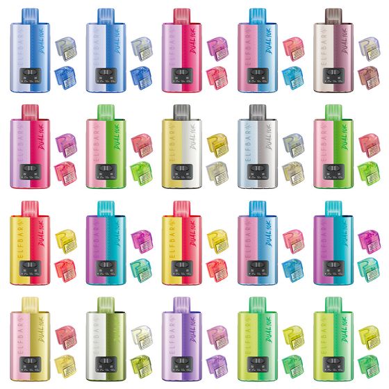 UK wholesale ELFBAR DUAL10K Refillable Pod Kit