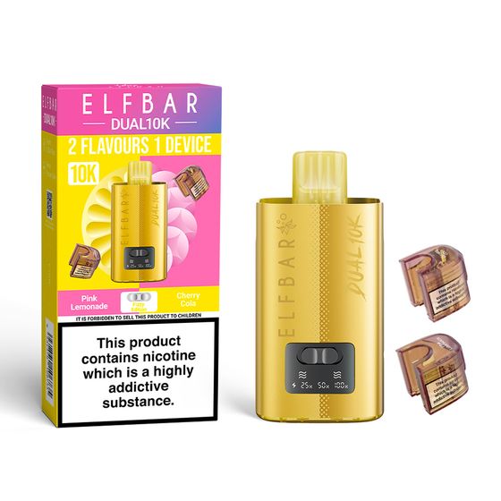 ELFBAR DUAL10K Refillable Pod Kit Strength: 2% Nic ENG | Flavor: Fizzy Edition for wholesale