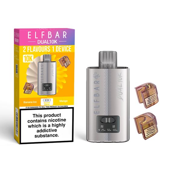 ELFBAR DUAL10K Refillable Pod Kit Strength: 2% Nic ENG | Flavor: Summer Edition authentic