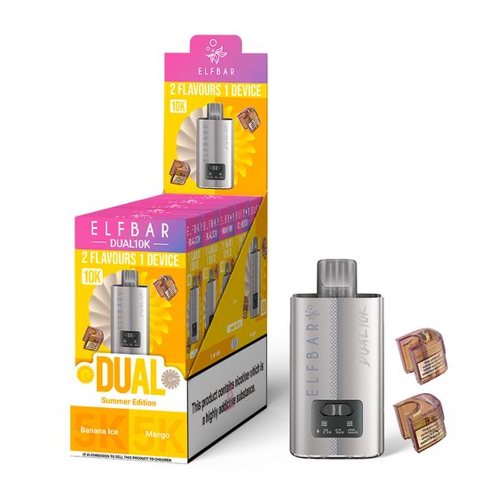 authentic ELFBAR DUAL10K Refillable Pod Kit