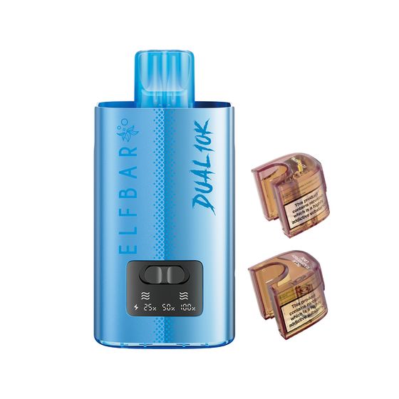 authentic ELFBAR DUAL10K Refillable Pod Kit