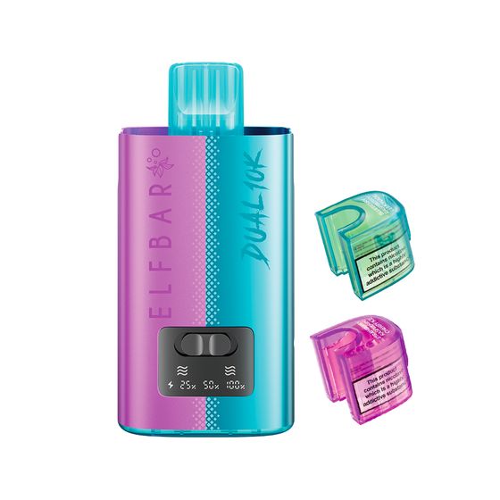 UK wholesale ELFBAR DUAL10K Refillable Pod Kit