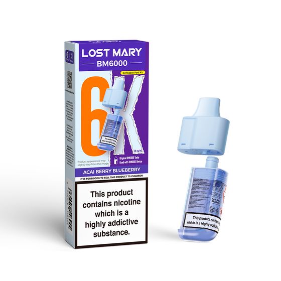 LOST MARY BM6000 Refillable Pod P+C wholesale