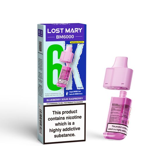 wholesale price LOST MARY BM6000 Refillable Pod P+C