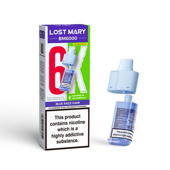 cheap LOST MARY BM6000 Refillable Pod P+C
