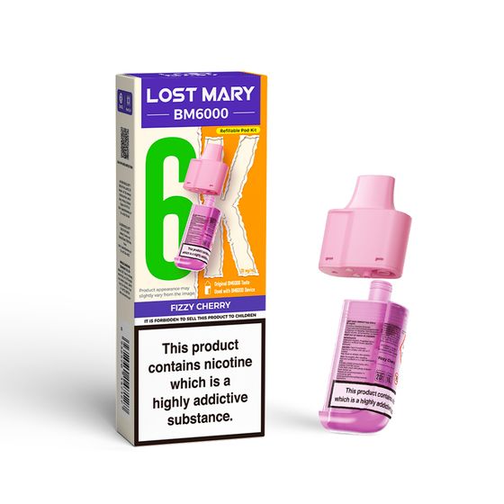 LOST MARY BM6000 Refillable Pod P+C for wholesale