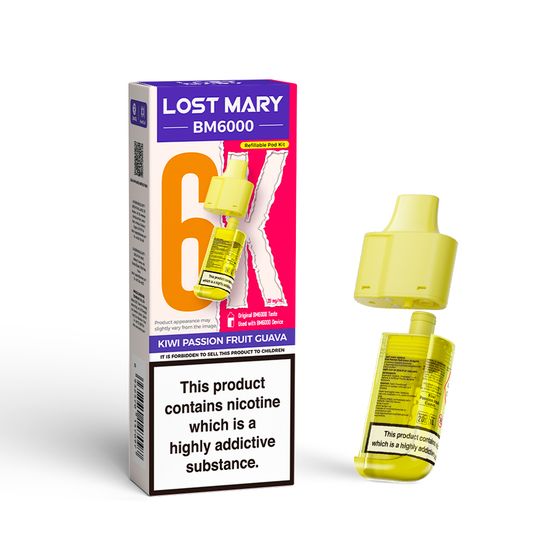wholesale LOST MARY BM6000 Refillable Pod P+C