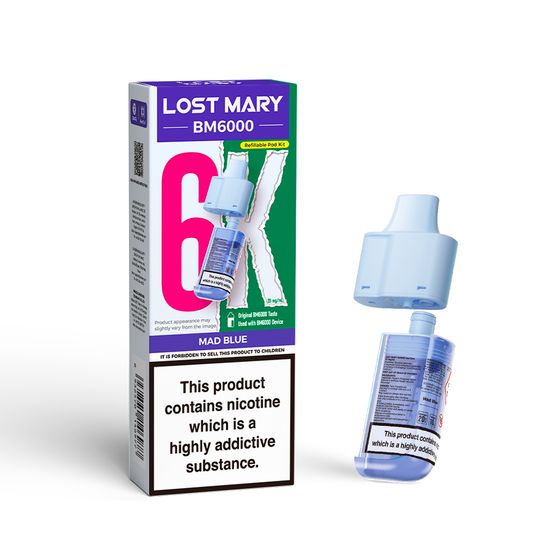 wholesale LOST MARY BM6000 Refillable Pod P+C