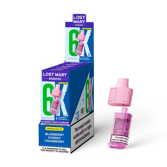LOST MARY BM6000 Refillable Pod P+C cheap