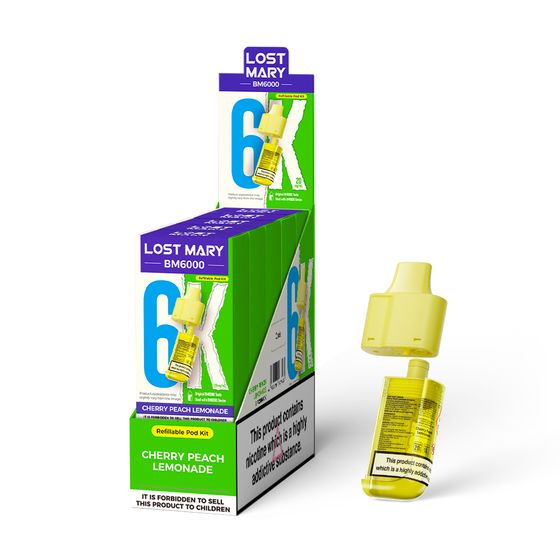 LOST MARY BM6000 Refillable Pod P+C UK supplier