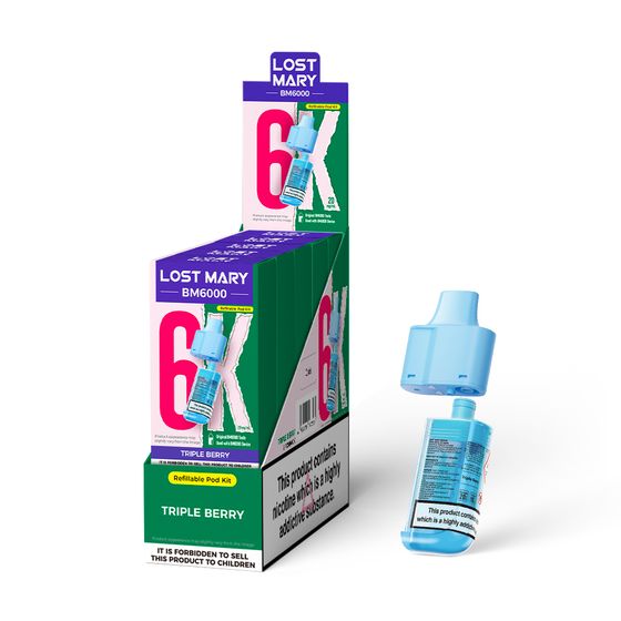 wholesale price LOST MARY BM6000 Refillable Pod P+C