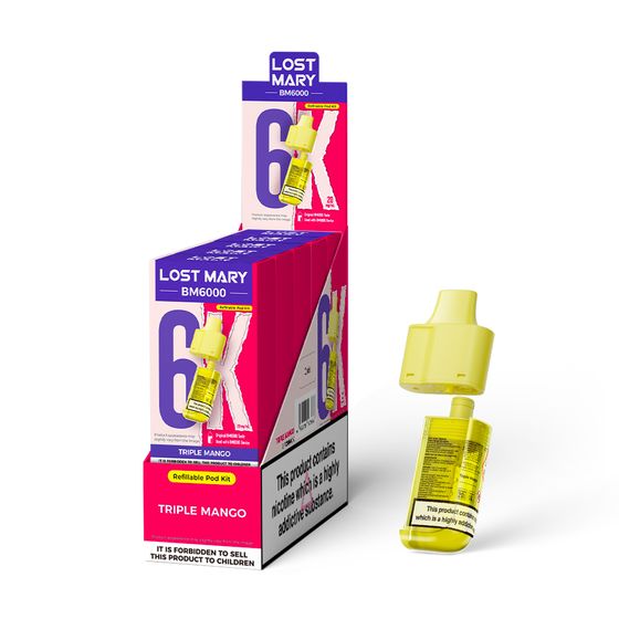 LOST MARY BM6000 Refillable Pod P+C wholesale price