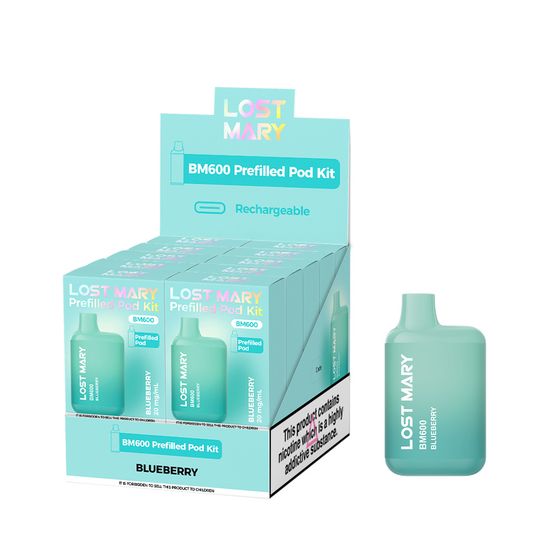 authentic [M] LOST MARY BM600 Prefilled Pod Kit (UK)