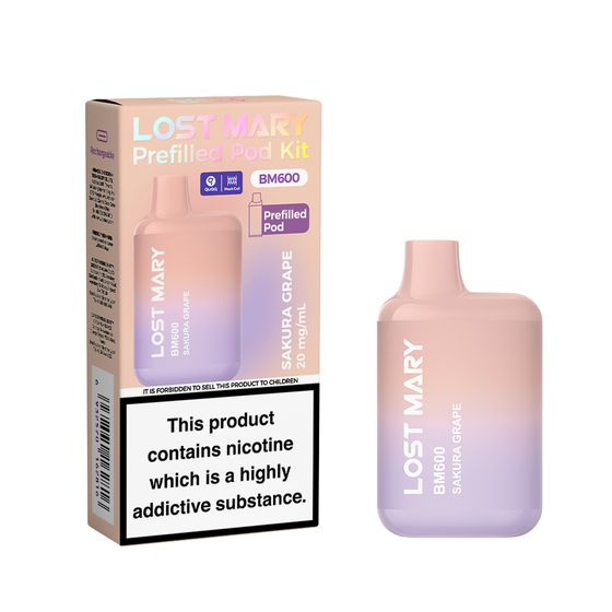 authentic [M] LOST MARY BM600 Prefilled Pod Kit (UK)